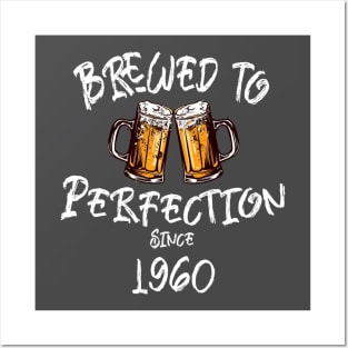 Brewed to Perfection, Personalized Birth Year T-shirt, Birthday Custom Shirt, Birthday Gift, Tee Posters and Art